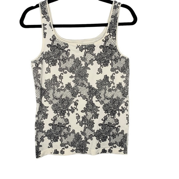 Soma Camisole‎ Large Cream Black - Picture 1 of 7